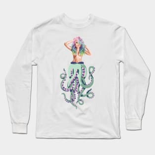 Octomaid Long Sleeve T-Shirt